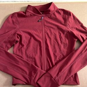 BuffBunny Rosa Crop Jacket - Vineyard Dark Red